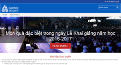 Desktop Screenshot of elearning.hoasen.edu.vn