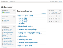 Tablet Screenshot of elearning.hoasen.edu.vn